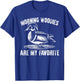 Morning Woody Are My Favorite Funny Duck Hunting Vintage T-Shirt - T-Shirt | Royal