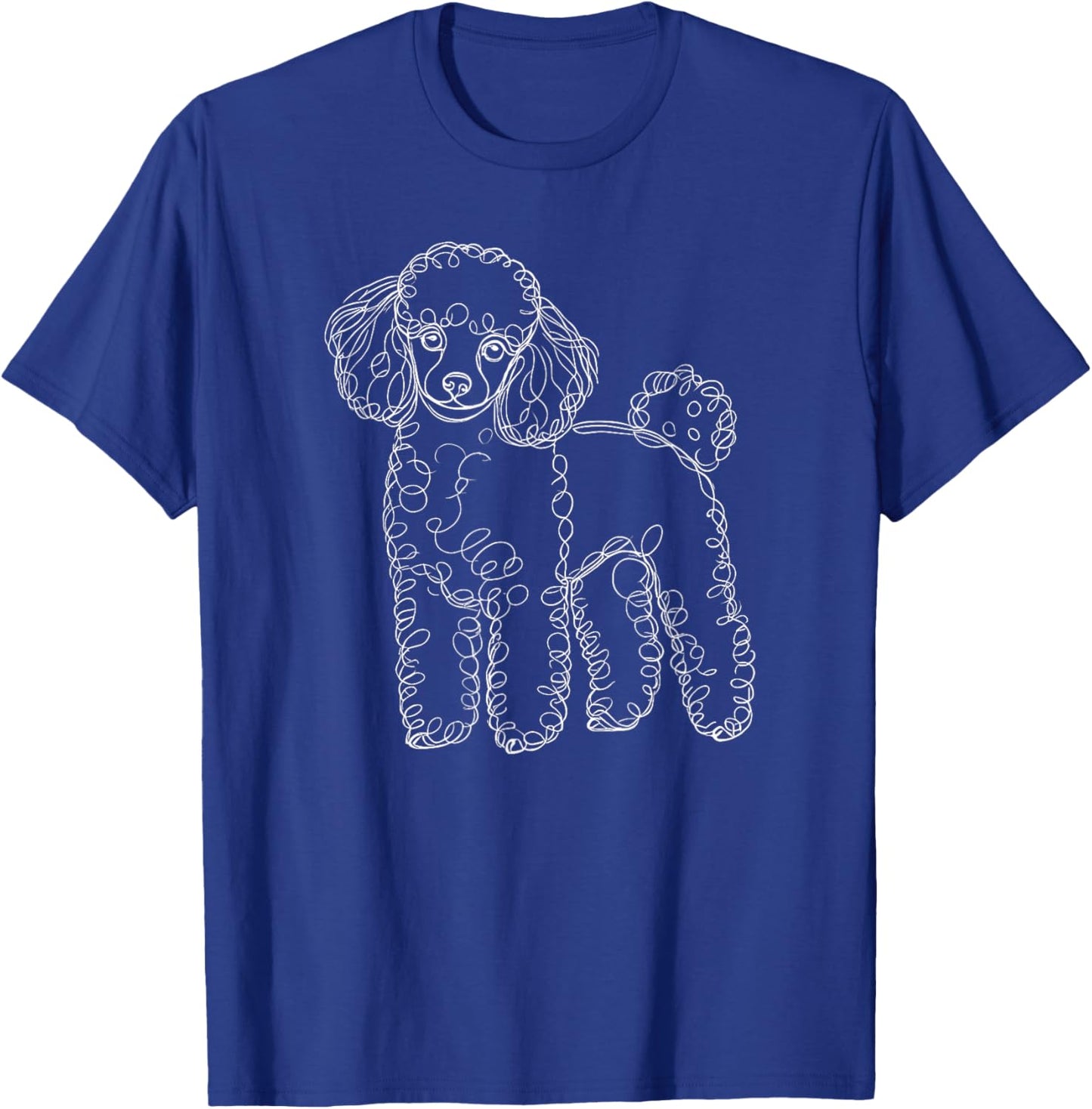 Line Art Toy Poodle Dog Toy Poodles T-Shirt - T-Shirt | Royal