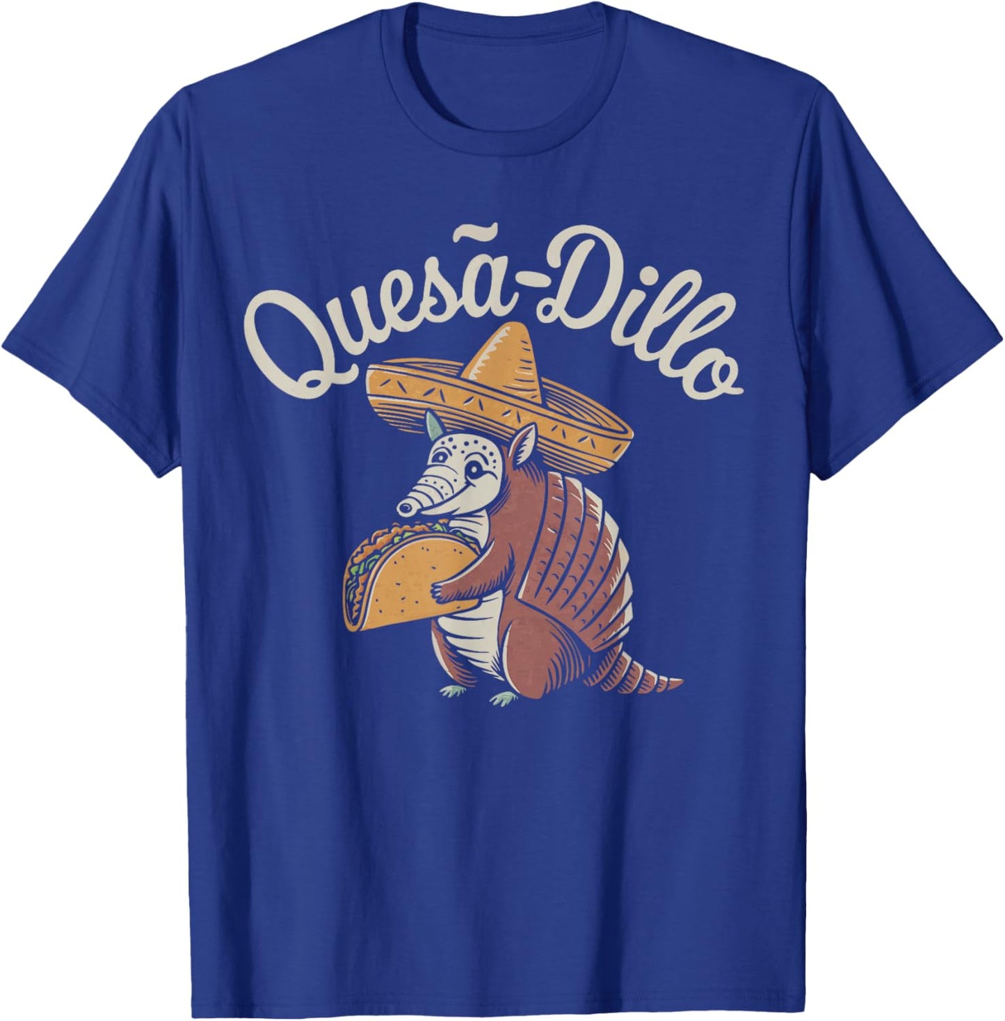 Funny Armadillo Quesadilla T-Shirt - T-Shirt | Royal