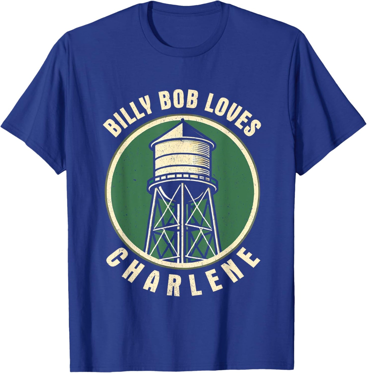 Valgory Limited Billy Bob Loves Charlene Funny Gifts Lover Heart T-Shirt - T-Shirt | Royal
