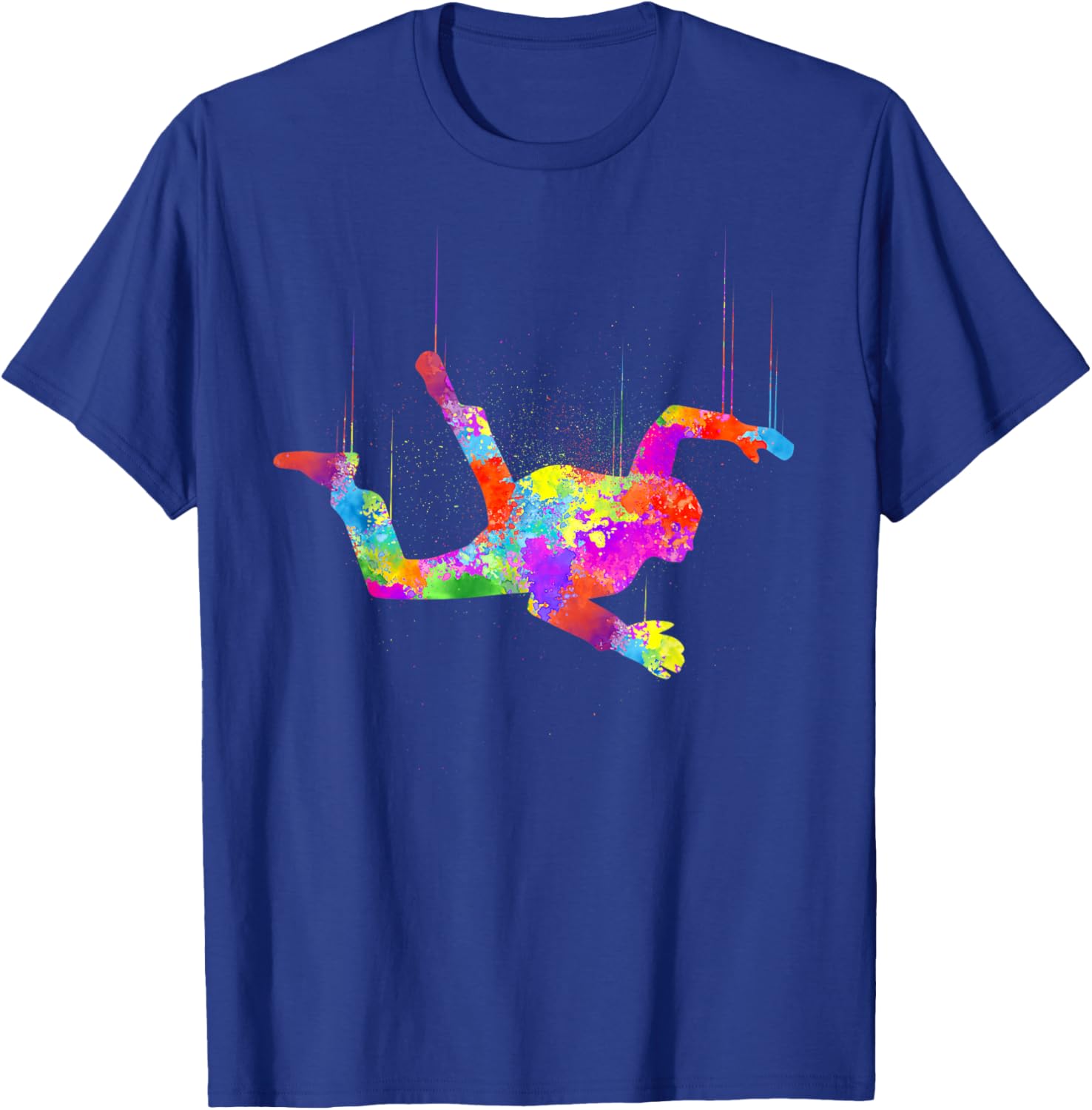 Cool Skydiving Art Women Indoor Skydive Sky Diving T-Shirt - T-Shirt | Royal