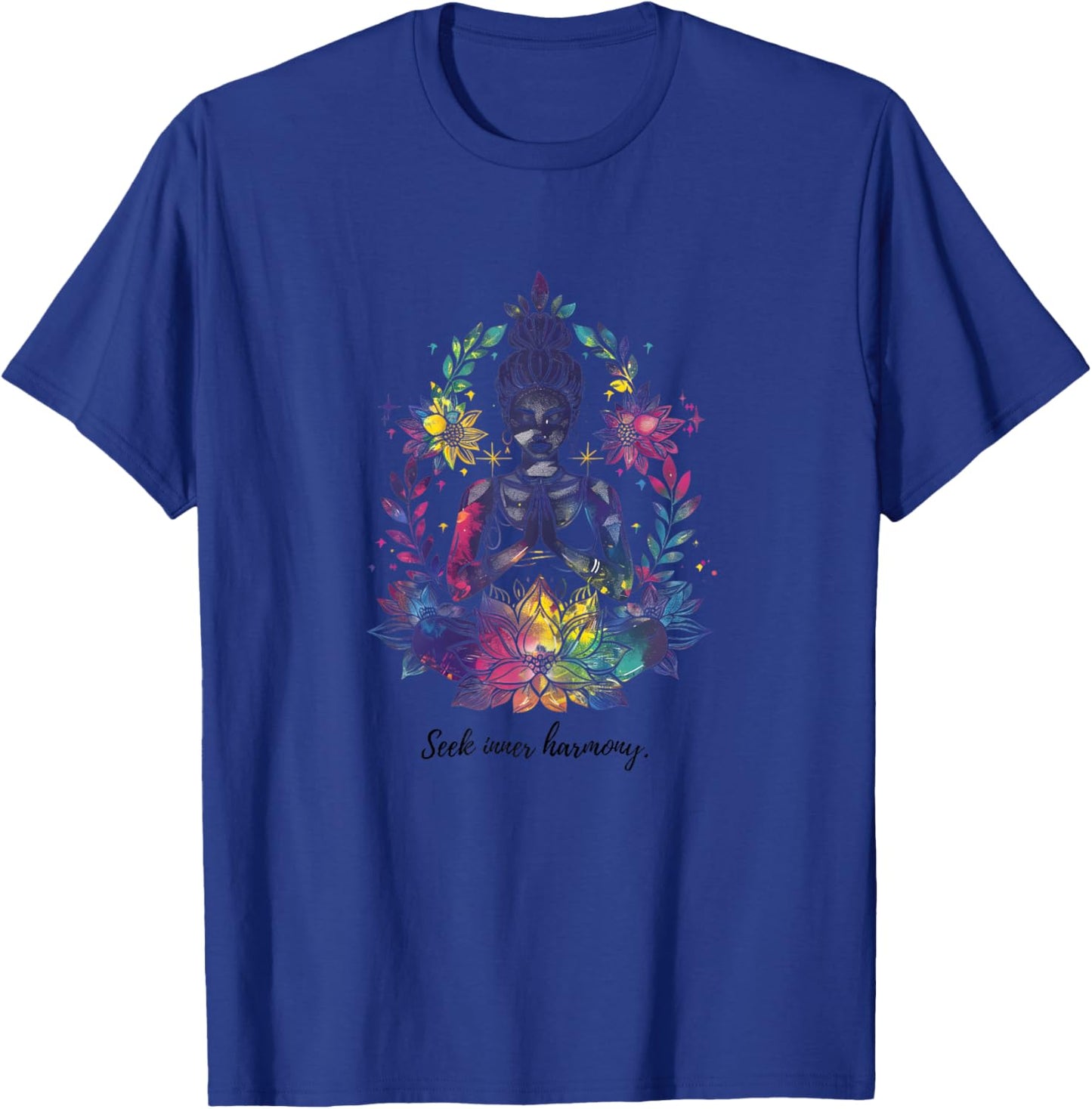 Embrace Serenity - Mindful Mantras & Zen Inspirations T-Shirt - T-Shirt | Royal