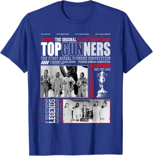 Tuskegee's Top Gunnery 1949 Black Airmen 332nd Fighter Group T-Shirt - T-Shirt | Royal
