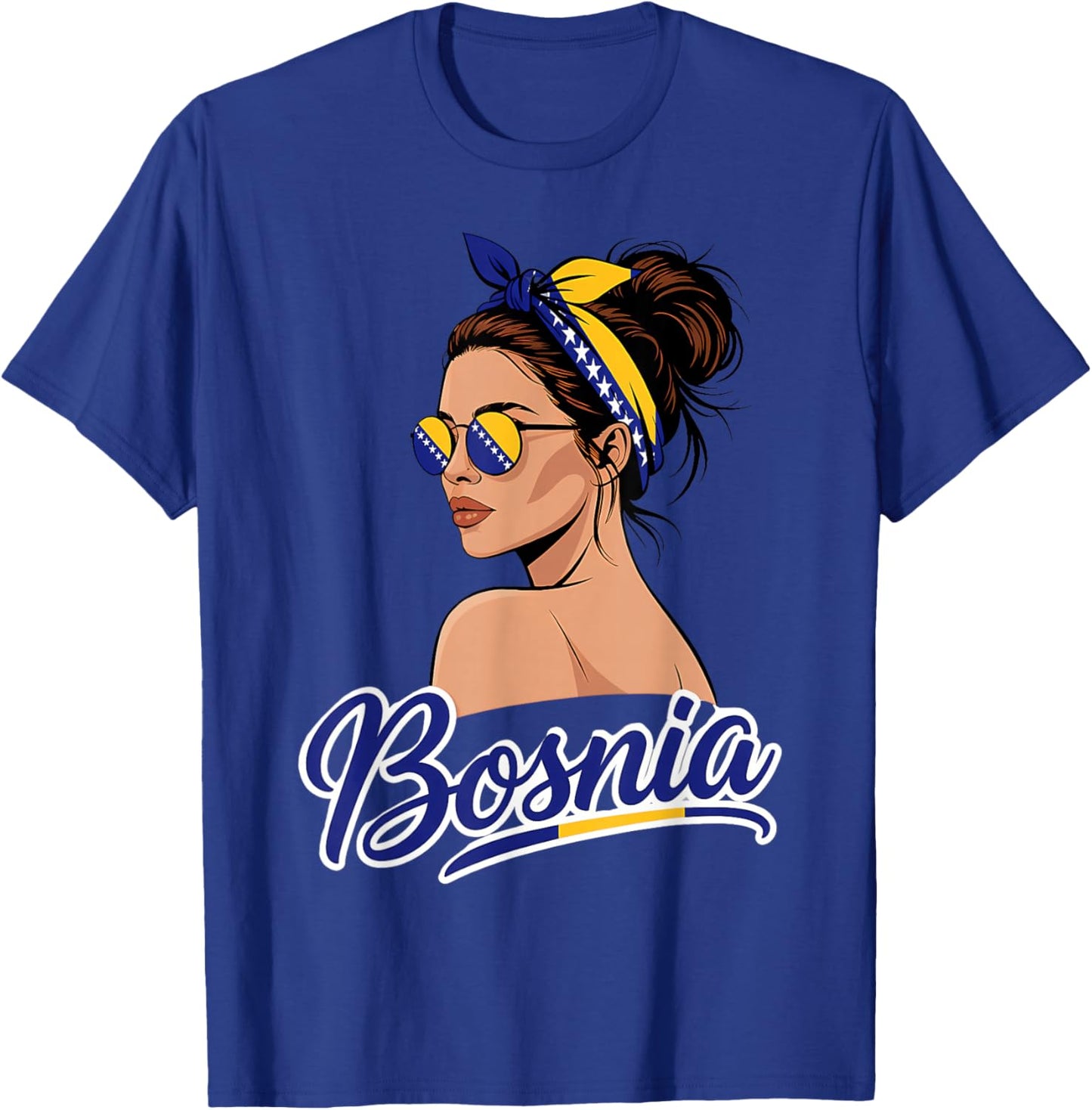 Bosnien und Herzegowina Flagge Bosnian Pride T-Shirt - T-Shirt | Royal