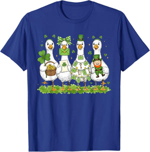 St Paddys Same Silly Goose for Kids Boys Girls Patrick Day T-Shirt - T-Shirt | Royal