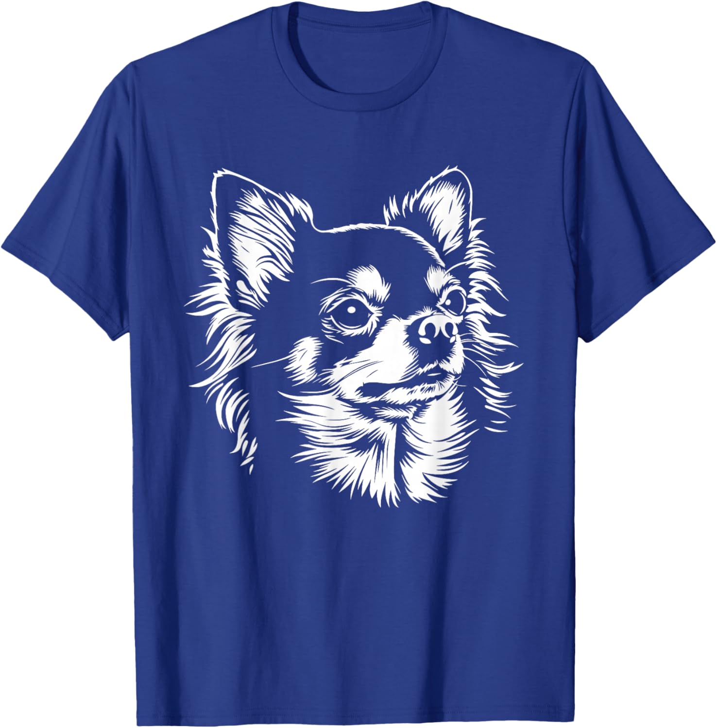 Long Haired Chihuahua Cute chihuahuadog T-Shirt - T-Shirt | Royal