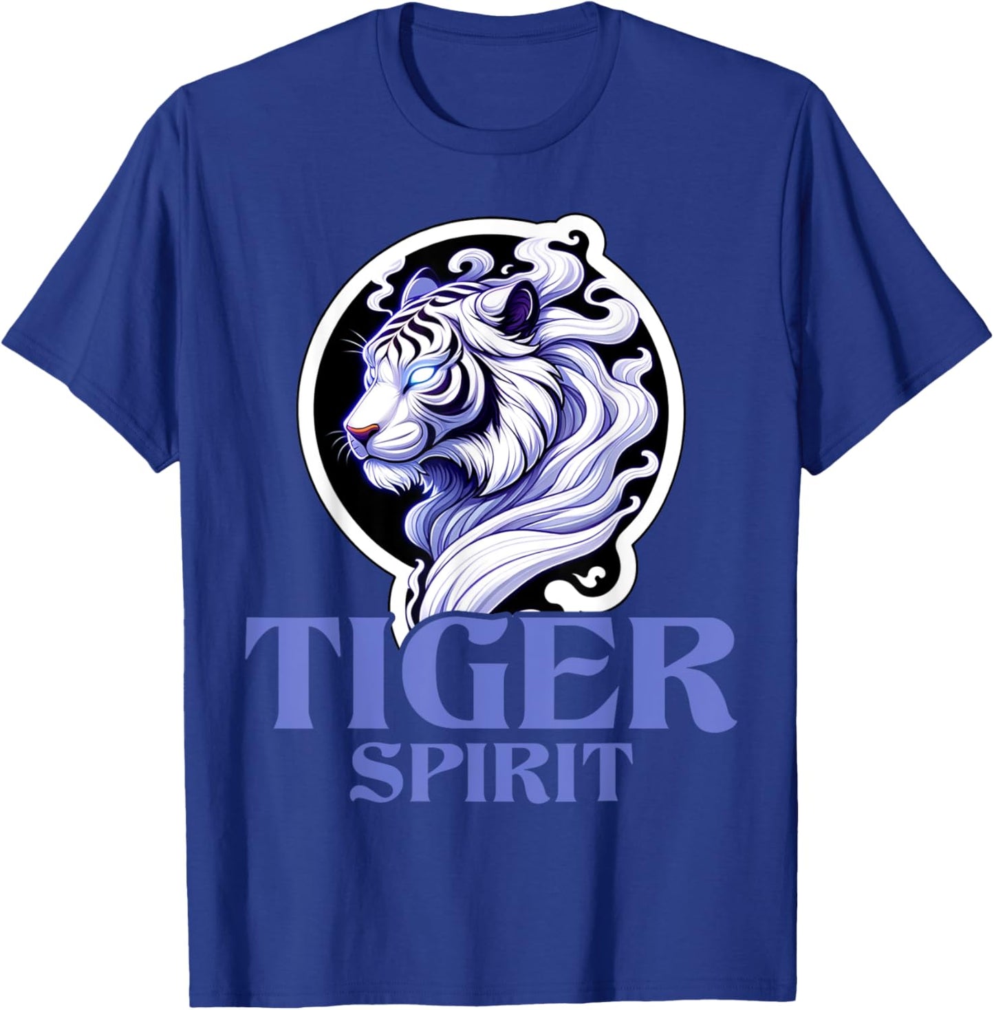 Tiger Spirit Tiger Wild Animal Lover Wildlife Nature Graphic T-Shirt - T-Shirt | Royal