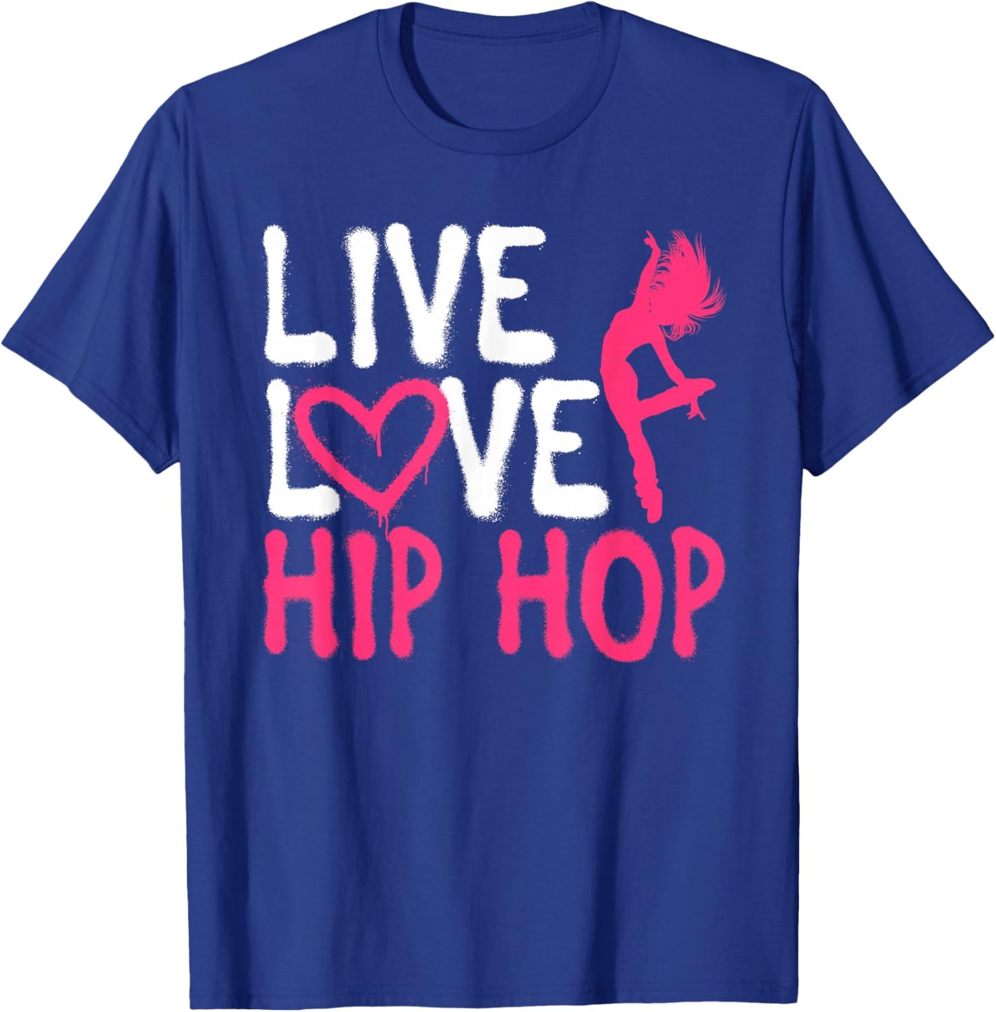 Cool Hip Hop Dancer Design Girls Hip Hop Lovers T-Shirt - T-Shirt | Royal