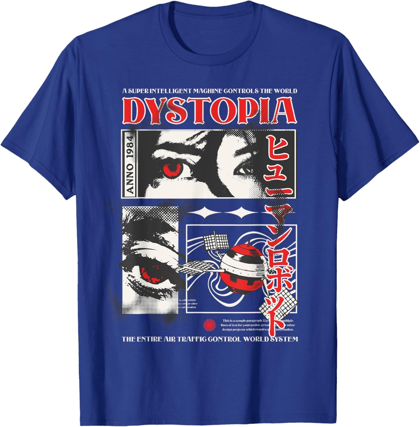 Dystopia T-Shirt - T-Shirt | Royal