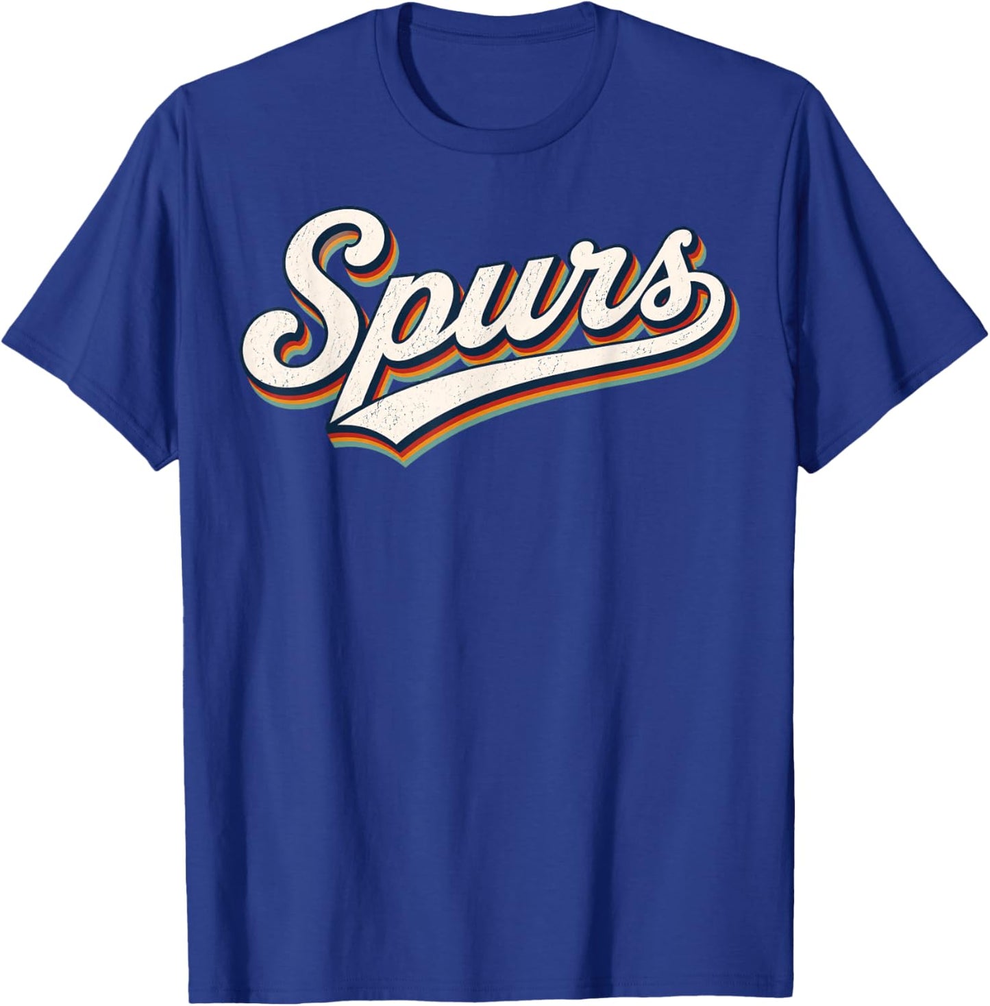 Vintage Spurs Retro Classic Gifts Women Kids T-Shirt - T-Shirt | Royal