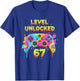 Gamer 67 Level Unlocked Drip 67 Video Game Gen Alpha Meme T-Shirt - T-Shirt | Royal