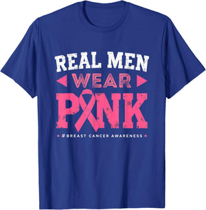 Breast Cancer Support Pink Breast Cancer Awareness Men T-Shirt - T-Shirt | Royal