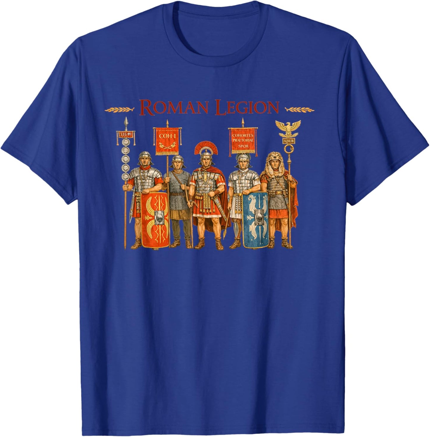 Römische Legion Soldaten Antikes Rom Krieger Design T-Shirt - T-Shirt | Royal