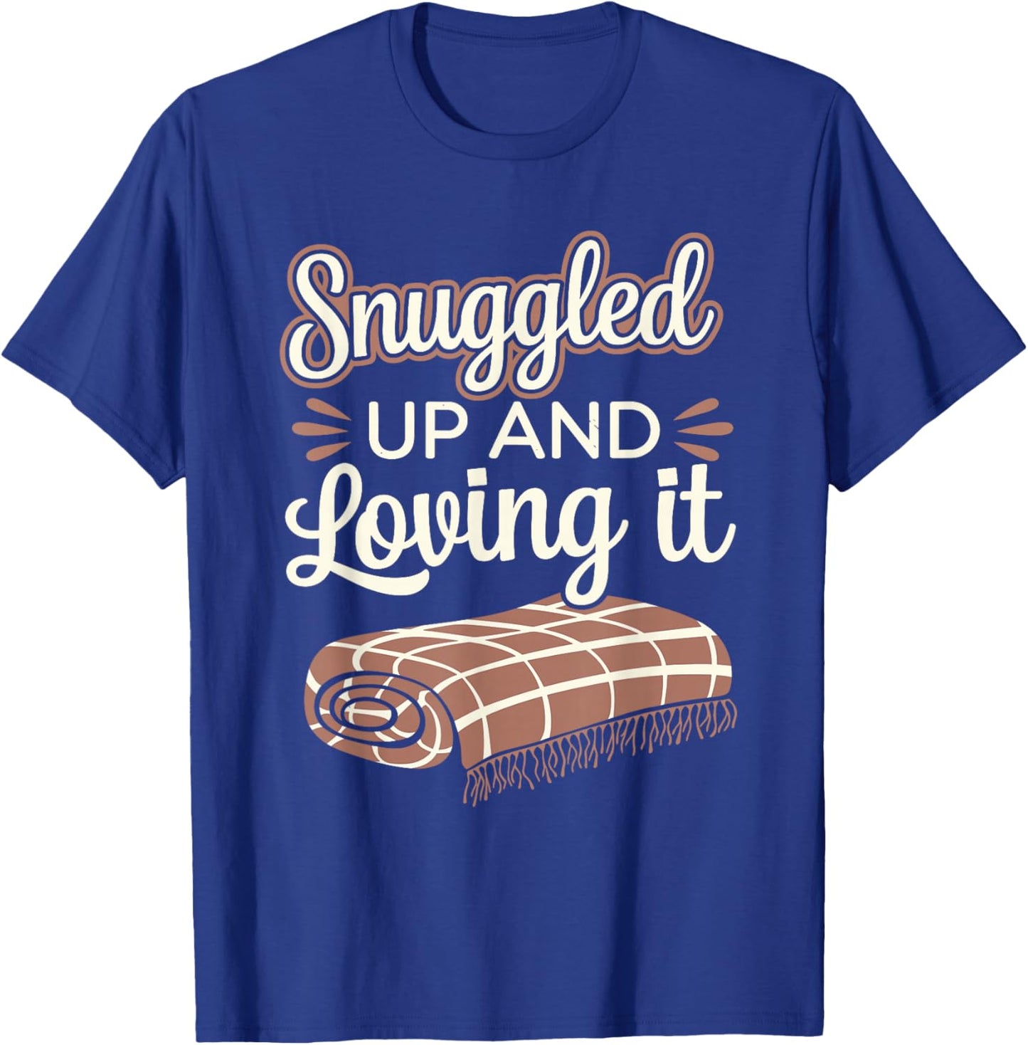 Winter Cozy Culture Warm Blankets Hot Cocoa and Hygge Vibes T-Shirt - T-Shirt | Royal