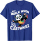 Why Walk When You Can Cartwheel Funny Panda Gymnastics Girls T-Shirt - T-Shirt | Royal