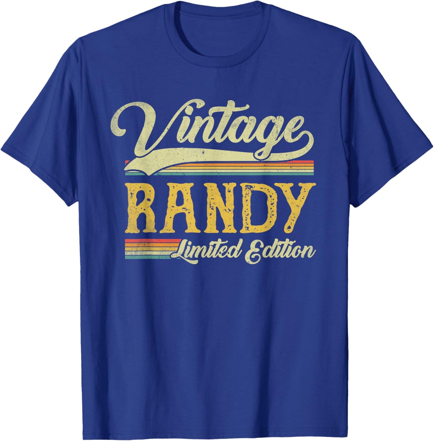 Vintage Randy Name Saying Gifts For Randy Birthday T-Shirt - T-Shirt | Royal