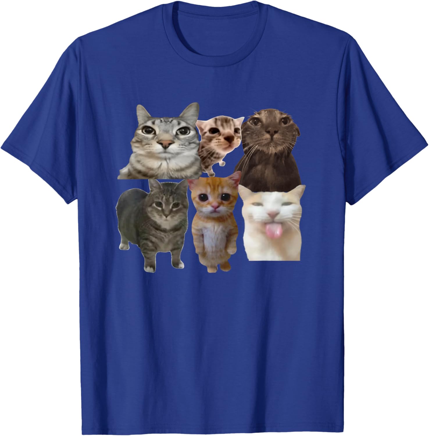 Funny Cats Meme Cat Lovers Funny Memes Brainrot Memes Dank T-Shirt - T-Shirt | Royal