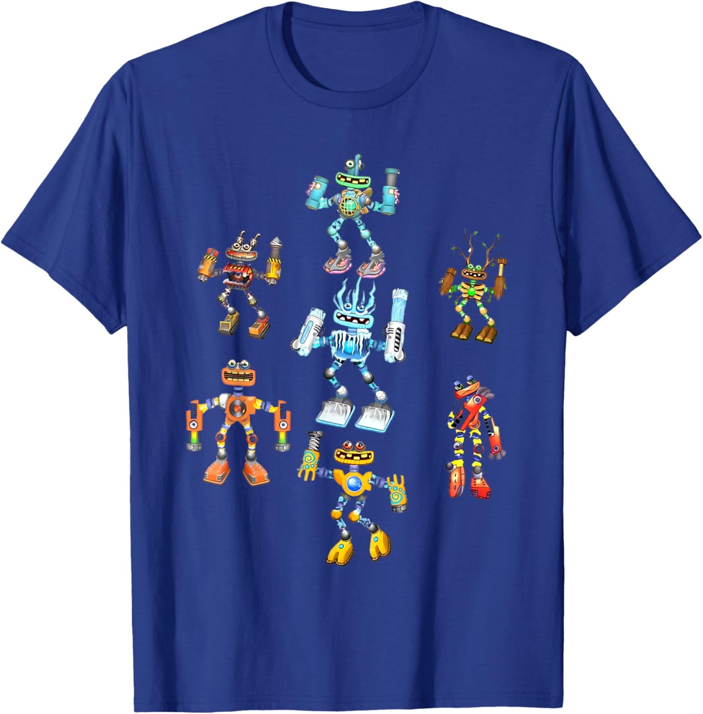 Singing Monsters Plush Robots Costume T-Shirt - T-Shirt | Royal