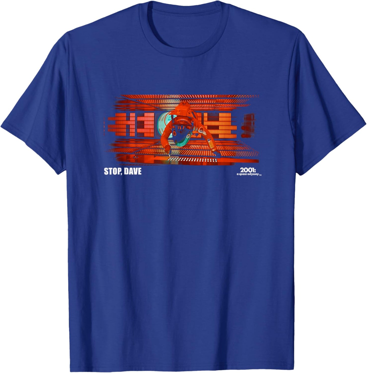 2001: A Space Odyssey Stop Dave T-Shirt - T-Shirt | Royal