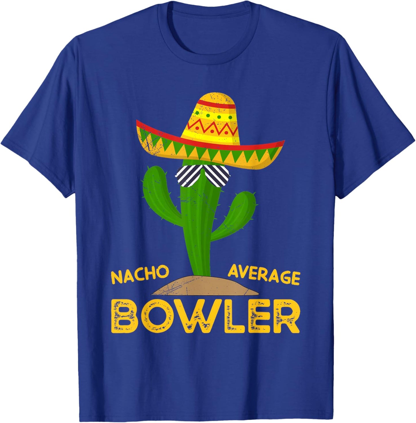 Nacho Average Bowler Cinco De Mayo Mexican Family Matching T-Shirt - T-Shirt | Royal
