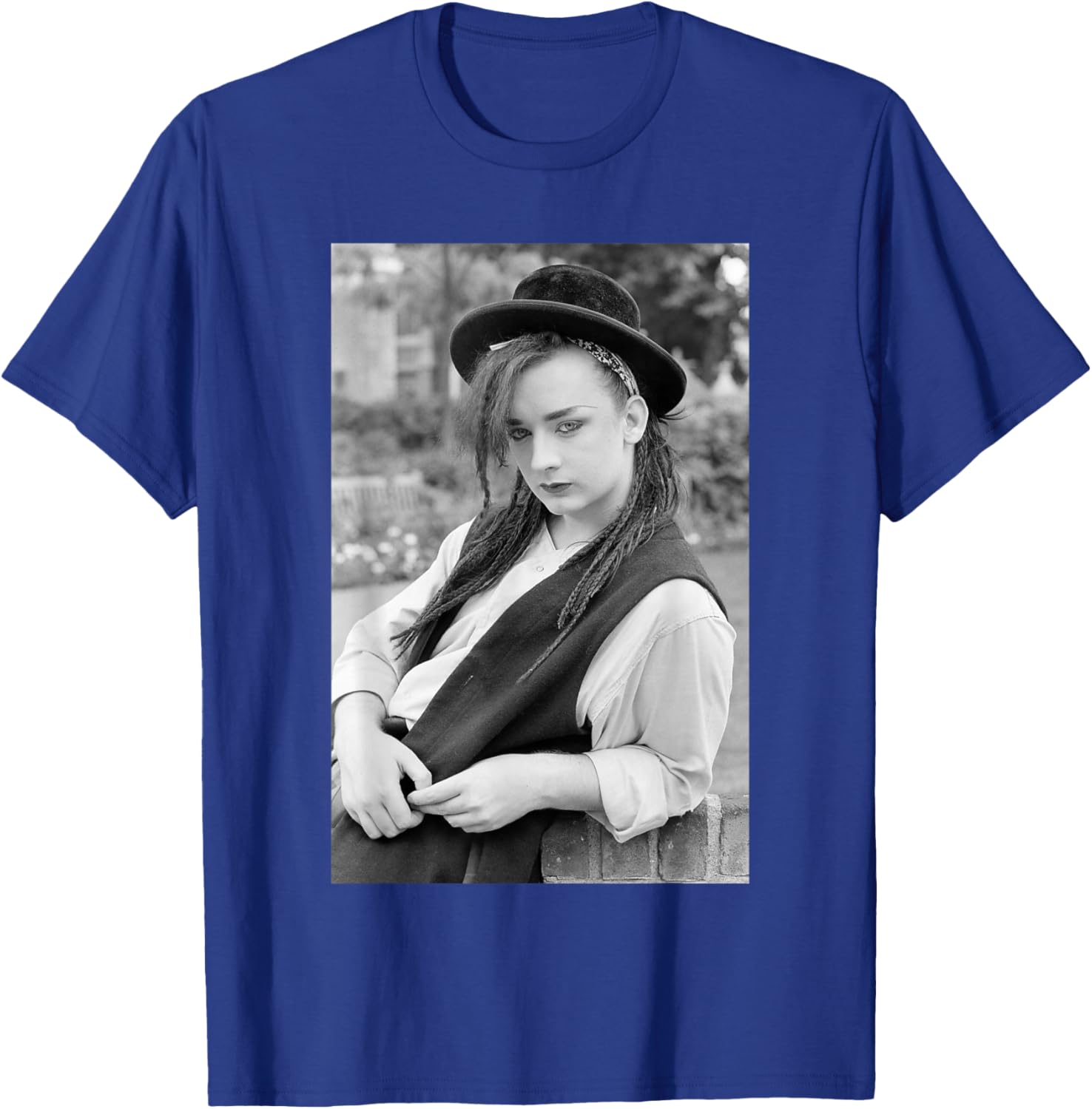Culture Club Boy George Portrait 1982 T-Shirt - T-Shirt | Royal