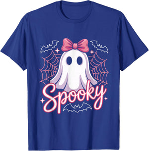 Cute Halloween Spooky Ghost T-Shirt - T-Shirt | Royal