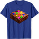 Chocolate Brownie with Rainbow Candy Halloween Food Costume T-Shirt - T-Shirt | Royal