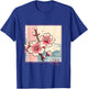 Korean Cherry Blossom in Aesthetic Anime Retro Kpop Flower T-Shirt - T-Shirt | Royal