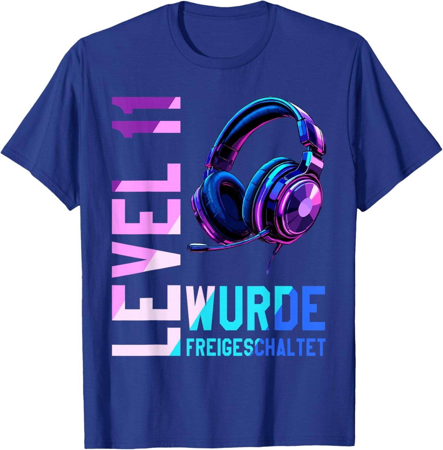 11. Geburtstag Junge Mädchen 11 Jahre Level 11 T-Shirt - T-Shirt | Royal