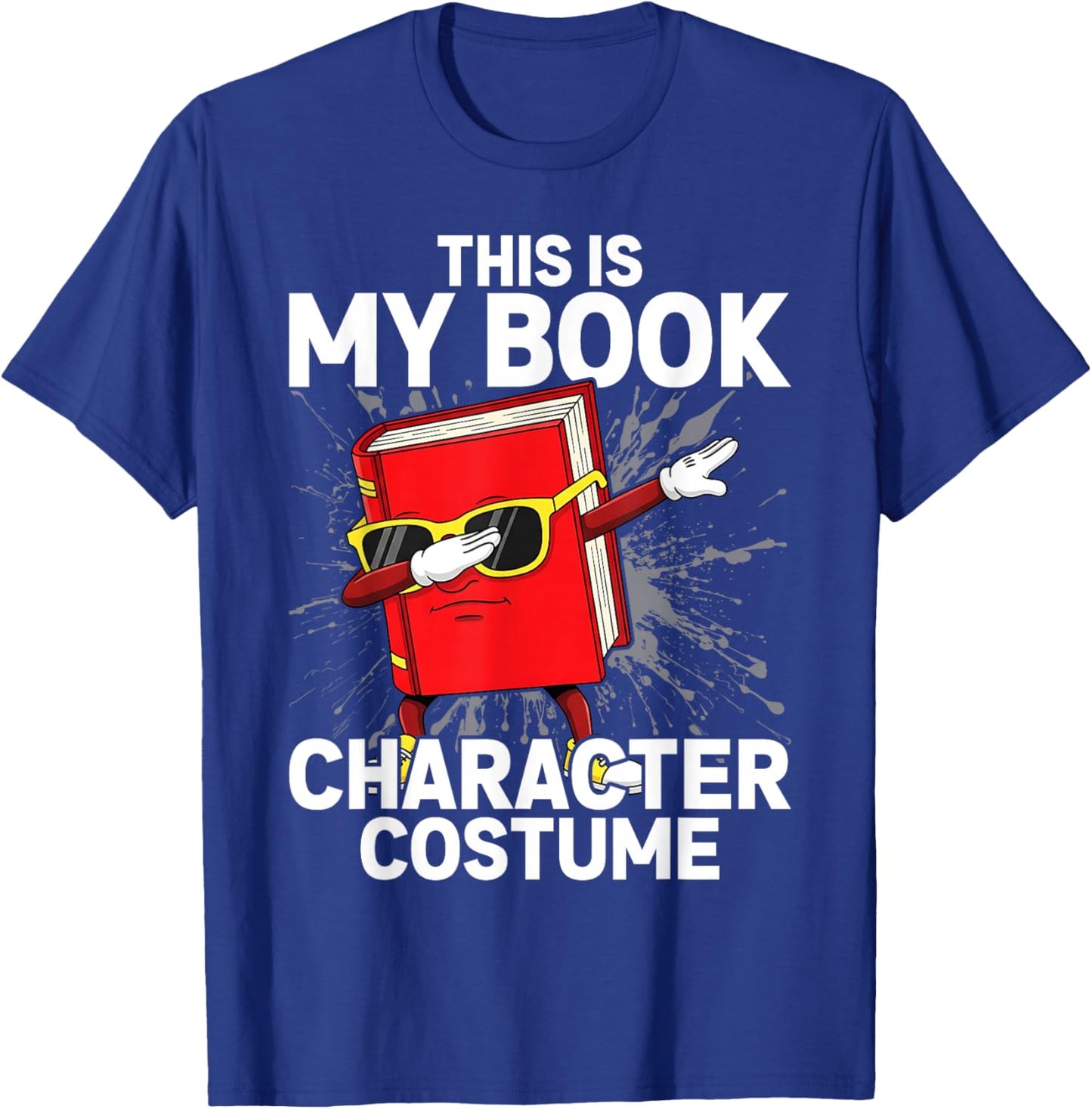 This is My Book Character Costume-Funny Dabbing Kids T-Shirt - T-Shirt | Royal