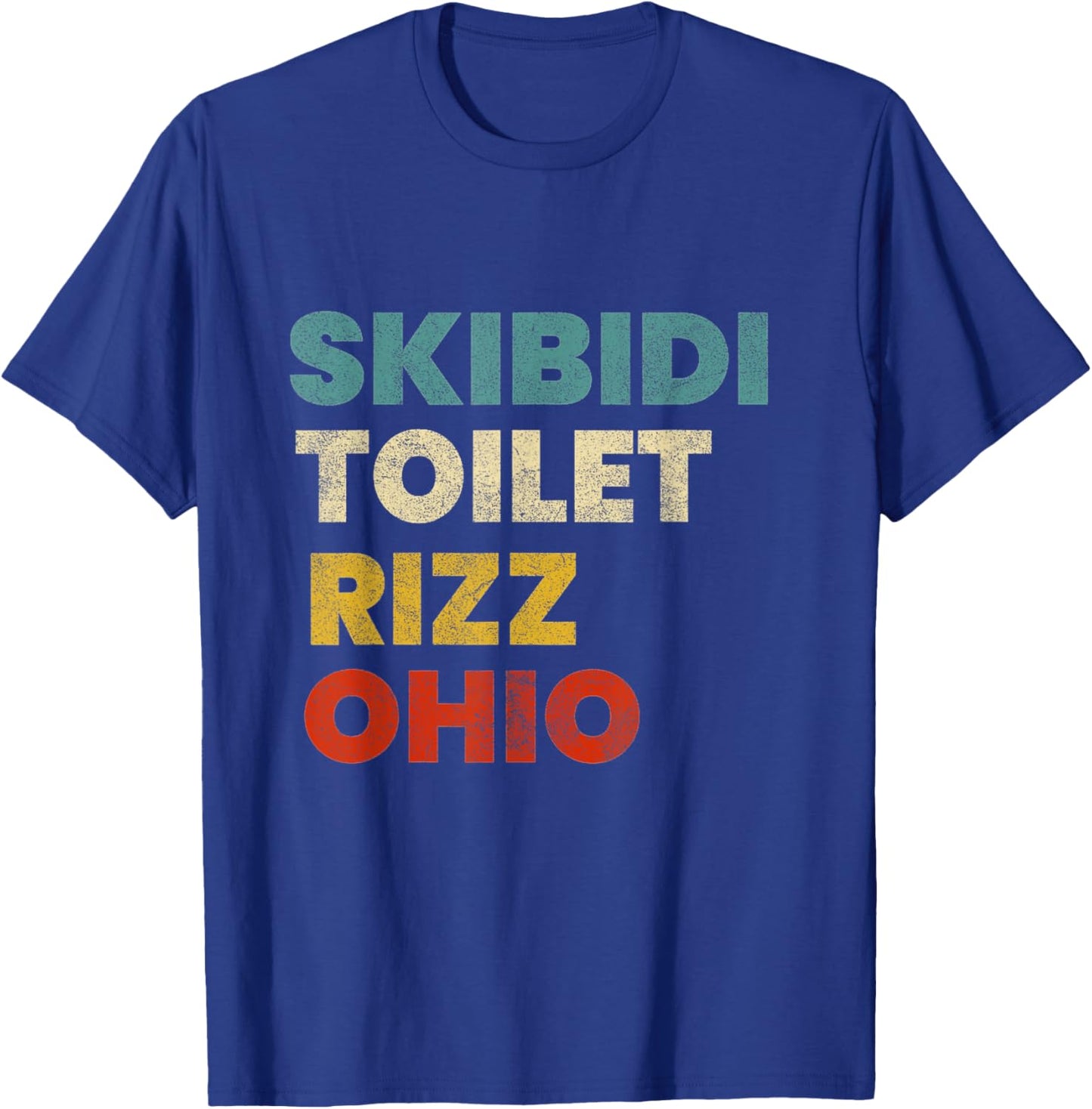 Skibidi Toilet Rizz Ohio T-Shirt - T-Shirt | Royal