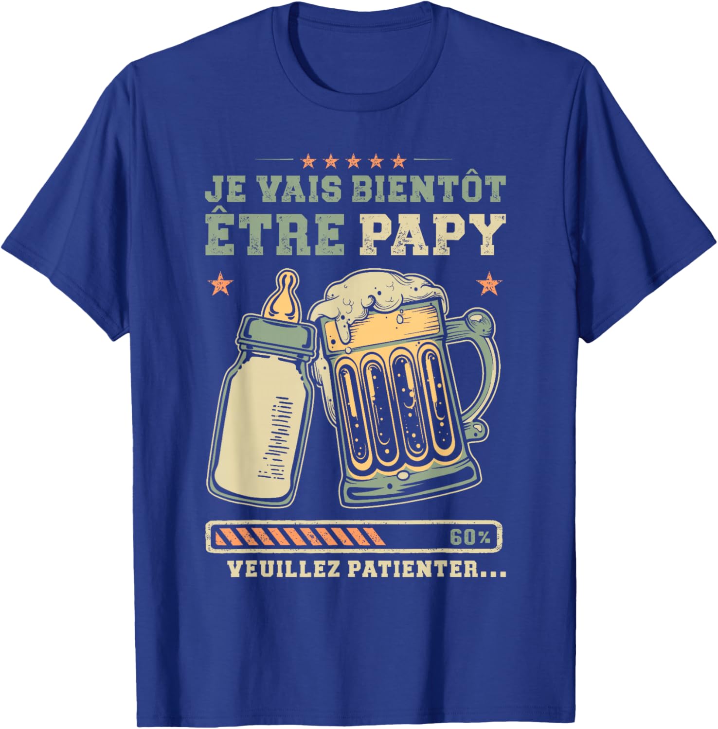 Future Grandpa Announcement Pregnancy Become Grandpa T-Shirt - T-Shirt | Royal