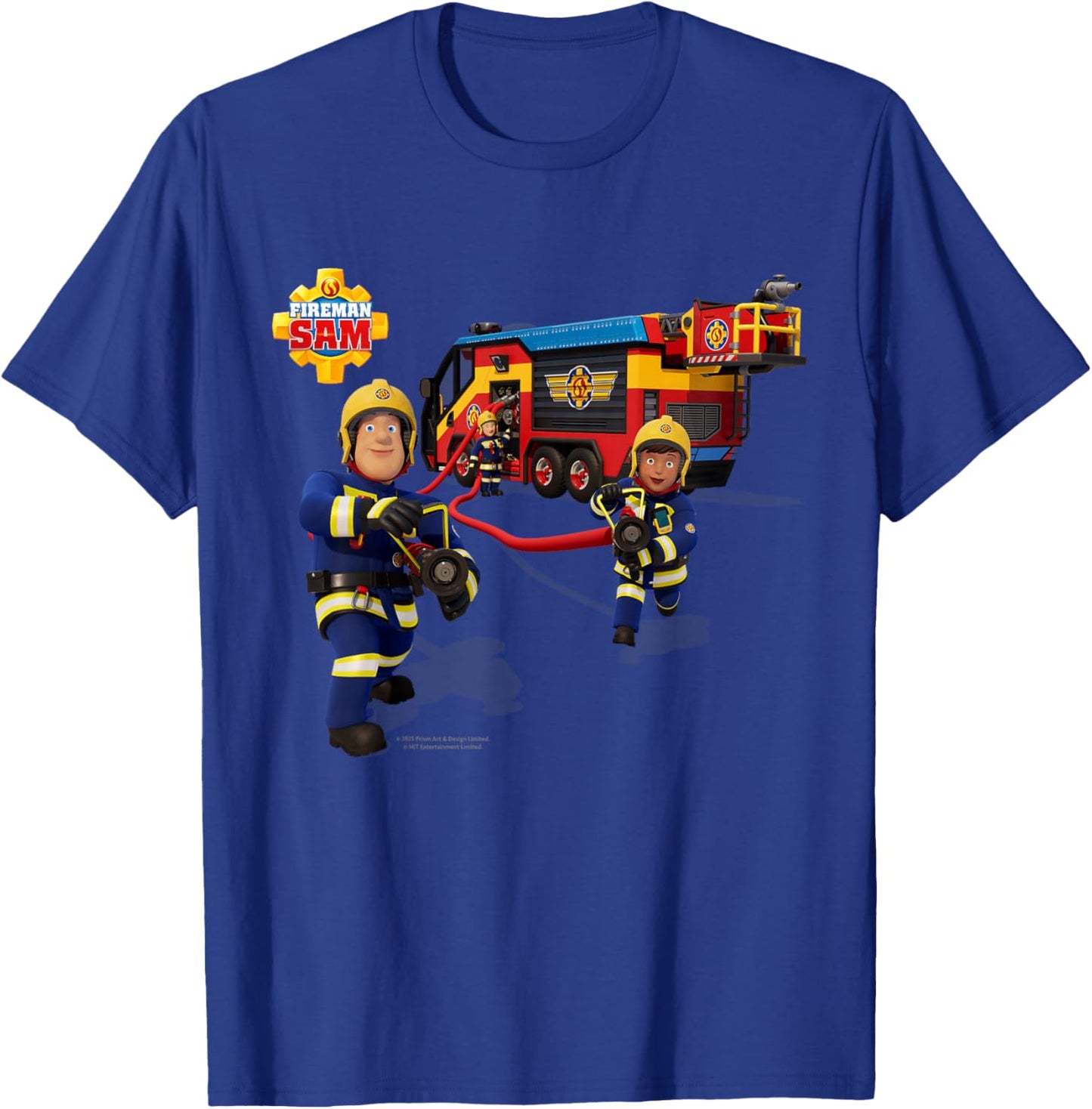 Feuerwehrmann Sam - Fire Extinguishers T-Shirt - T-Shirt | Royal