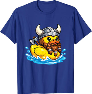 Rubber Duck Viking - Rubber Duck Lover Duckie Duckling T-Shirt - T-Shirt | Royal