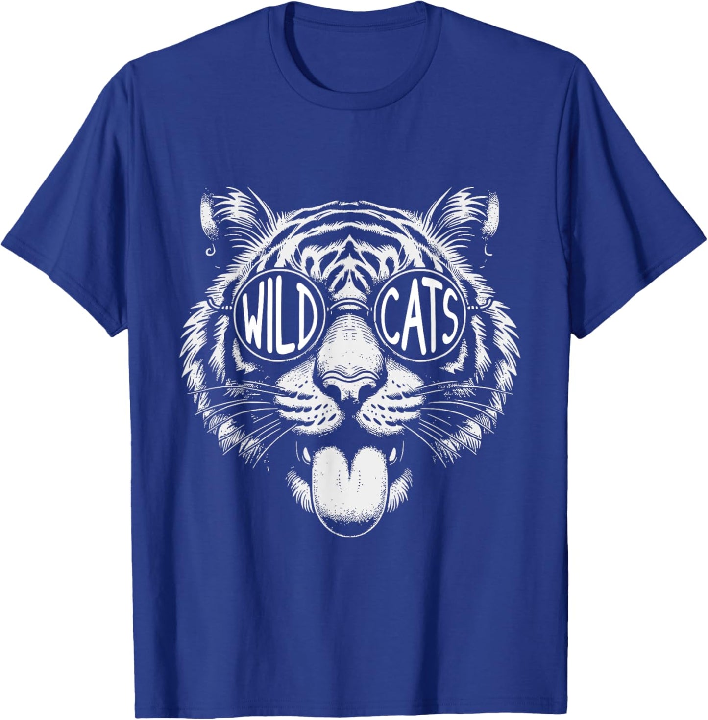 Wildcats School Sports Fan Team Spirit Back To school T-Shirt - T-Shirt | Royal