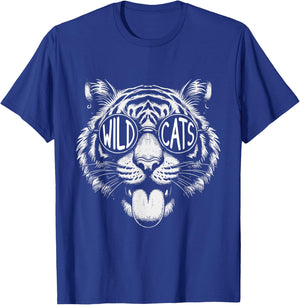 Wildcats School Sports Fan Team Spirit Back To school T-Shirt - T-Shirt | Royal