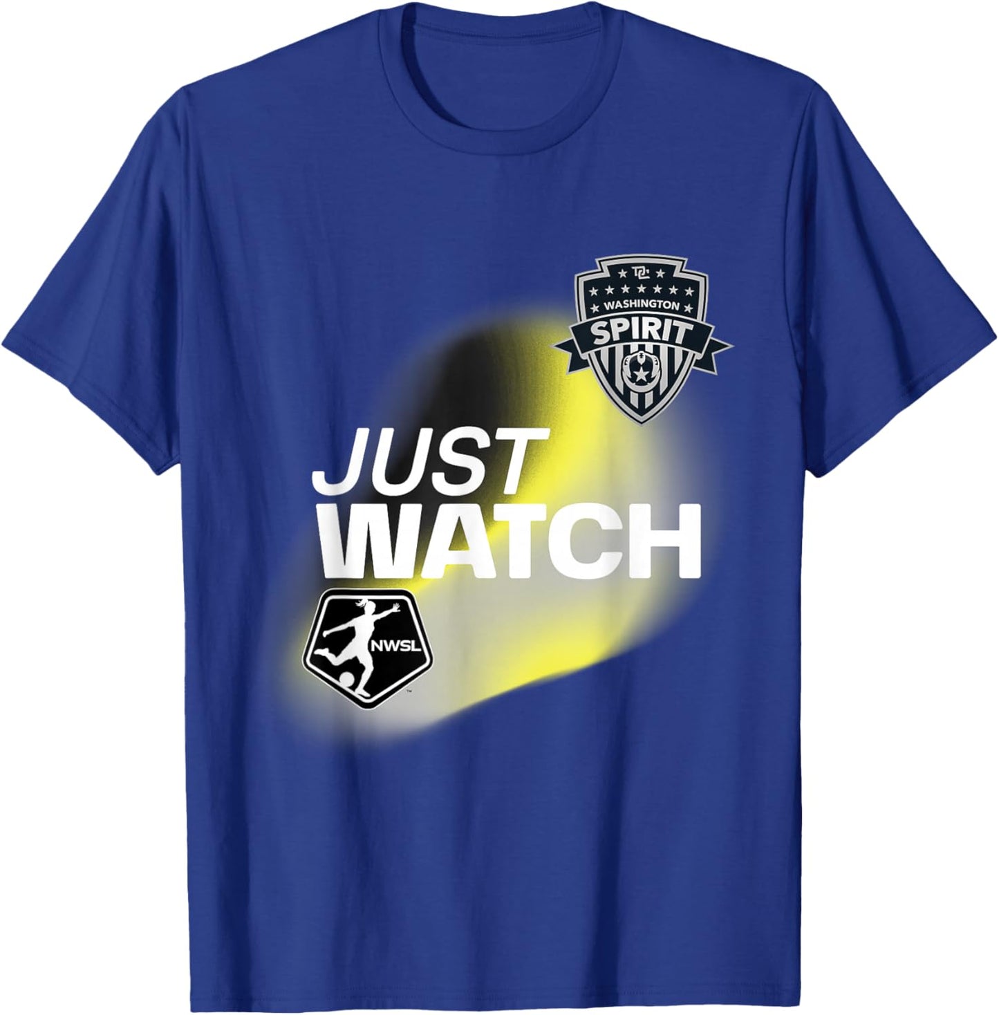 Officially Licensed Washington Spirit FC Just Watch NWSL T-Shirt - T-Shirt | Royal