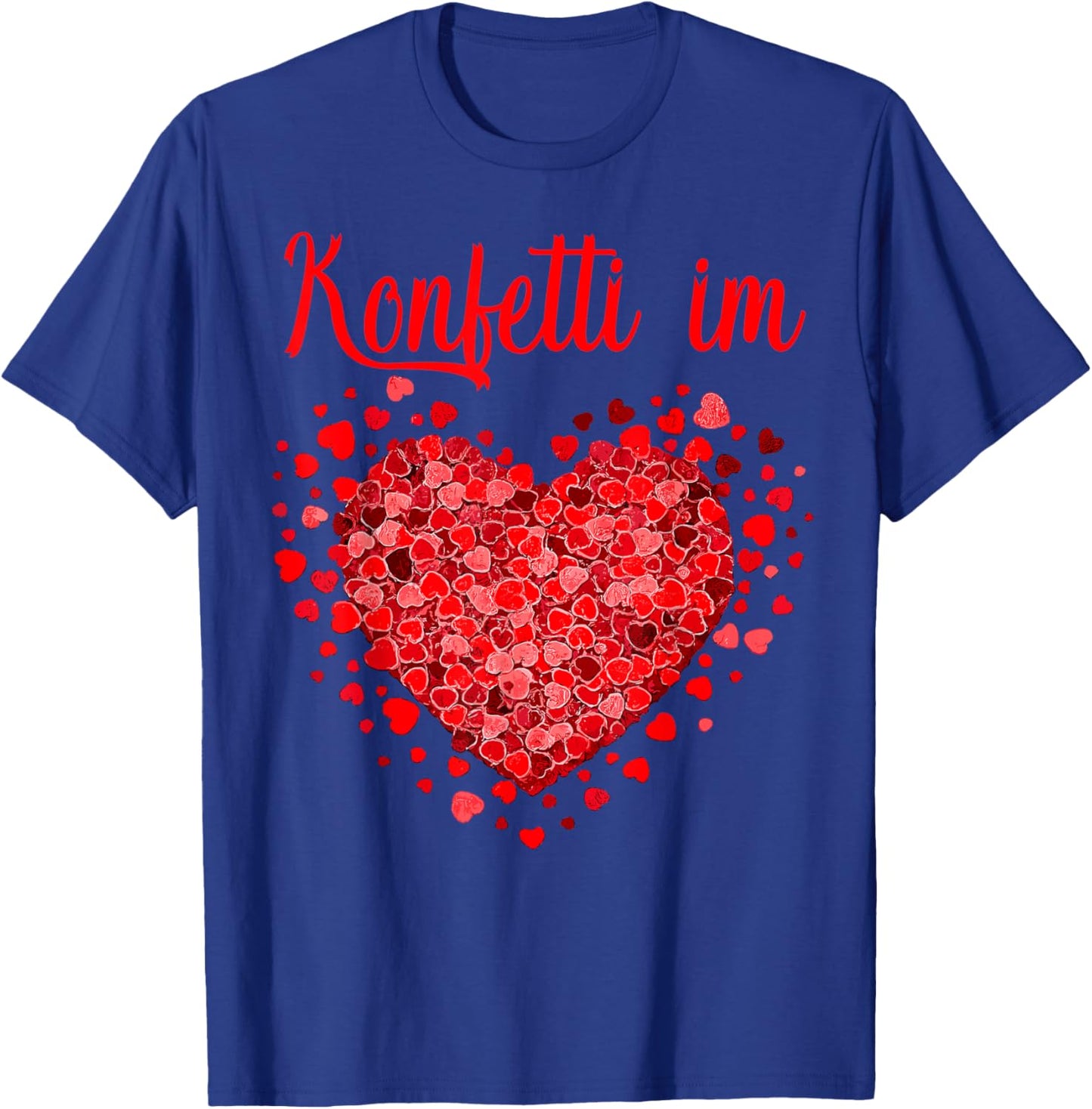 Confetti in Heart Fancy Dress Carnival Confetti Costume Outfit T-Shirt - T-Shirt | Royal