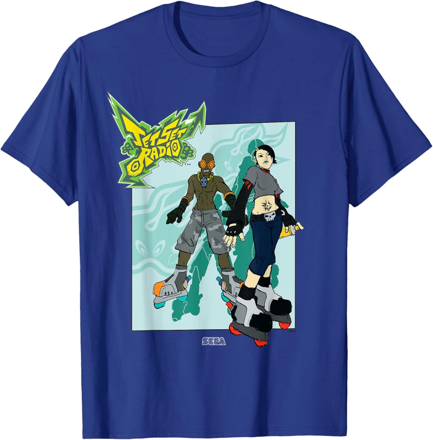 Jet Set Radio duo Garam, Cube SEGA Dreamcast video game T-Shirt - T-Shirt | Royal
