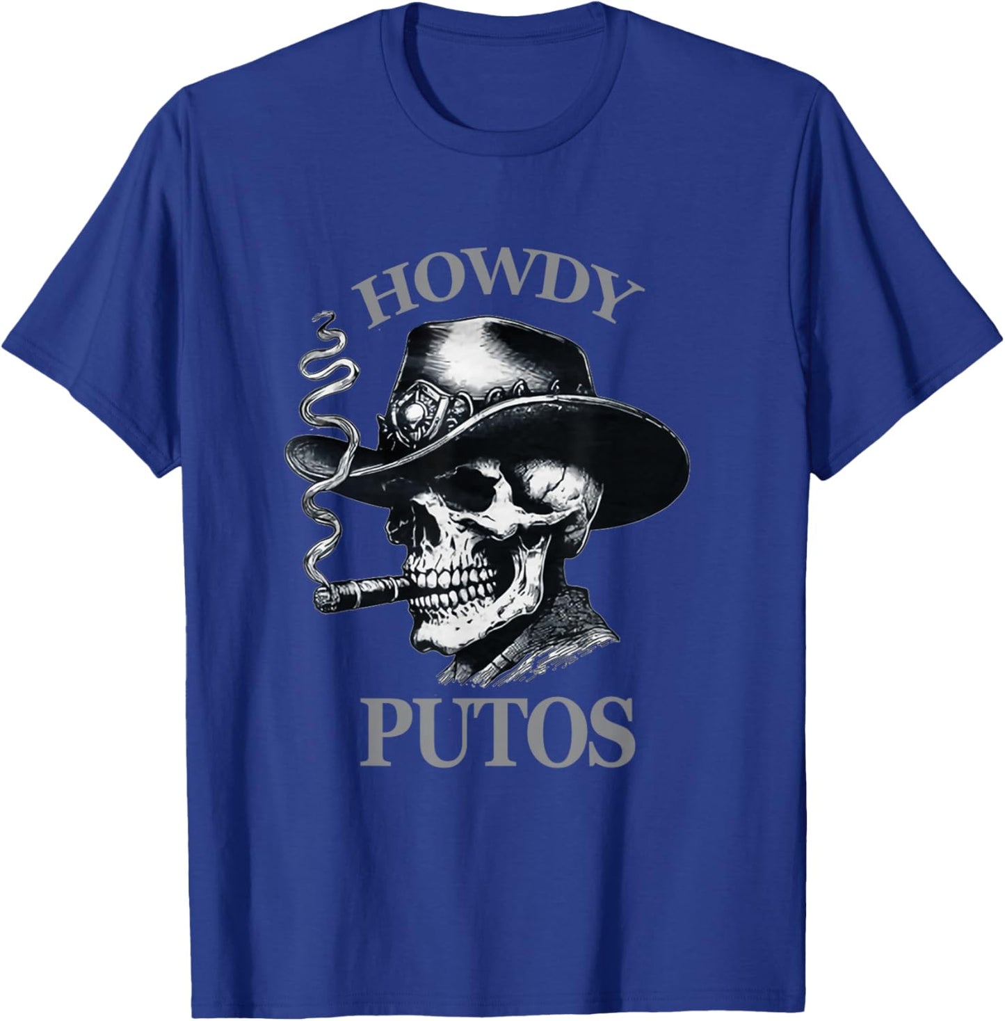 Funny Western Cowboy Howdy Putos T-Shirt - T-Shirt | Royal