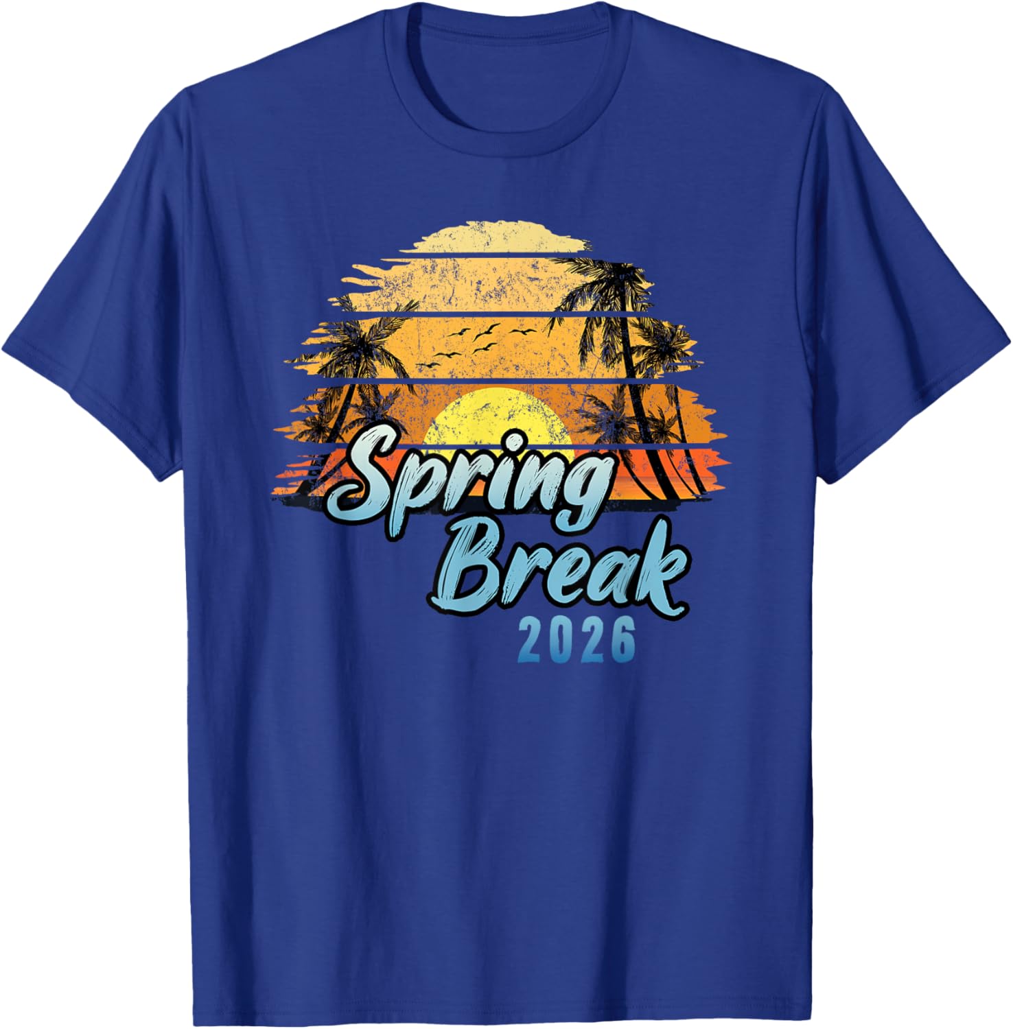 Spring Break 2026 Vacation Trip Friends Family Matching T-Shirt - T-Shirt | Royal
