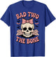 Halloween Skull Bow T-Shirt - T-Shirt | Royal
