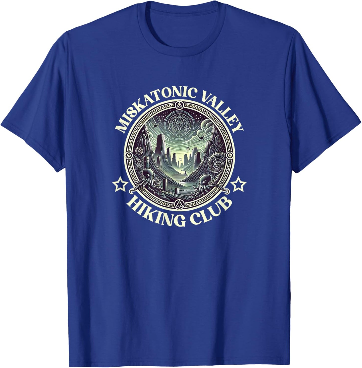 Miskatonic Wanderverein Lovecraftscher kosmischer Horror T-Shirt - T-Shirt | Royal