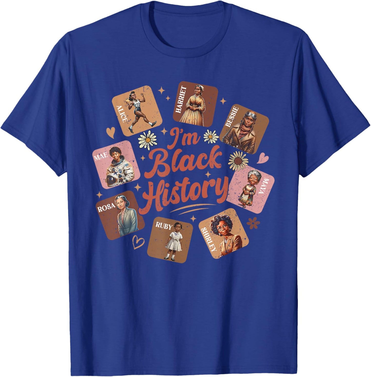 I Am Black History Month Black Women Leader Black Girl Power T-Shirt - T-Shirt | Royal