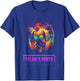 DeColores Cursillo Rainbow Rooster Catholic T-Shirt - T-Shirt | Royal