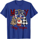 Funny Christmas Cartoon Cute Reindeer T-Shirt - T-Shirt | Royal