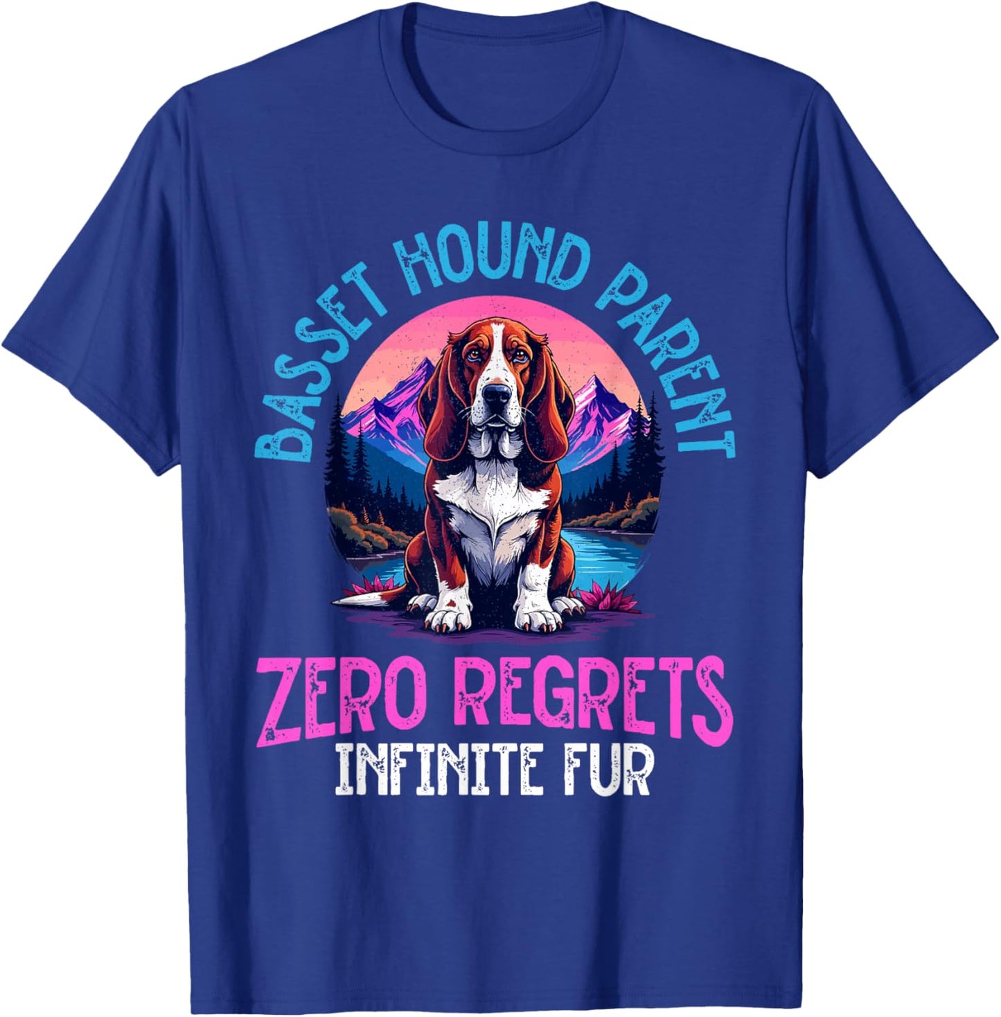 Basset Hound Dog T-Shirt - T-Shirt | Royal