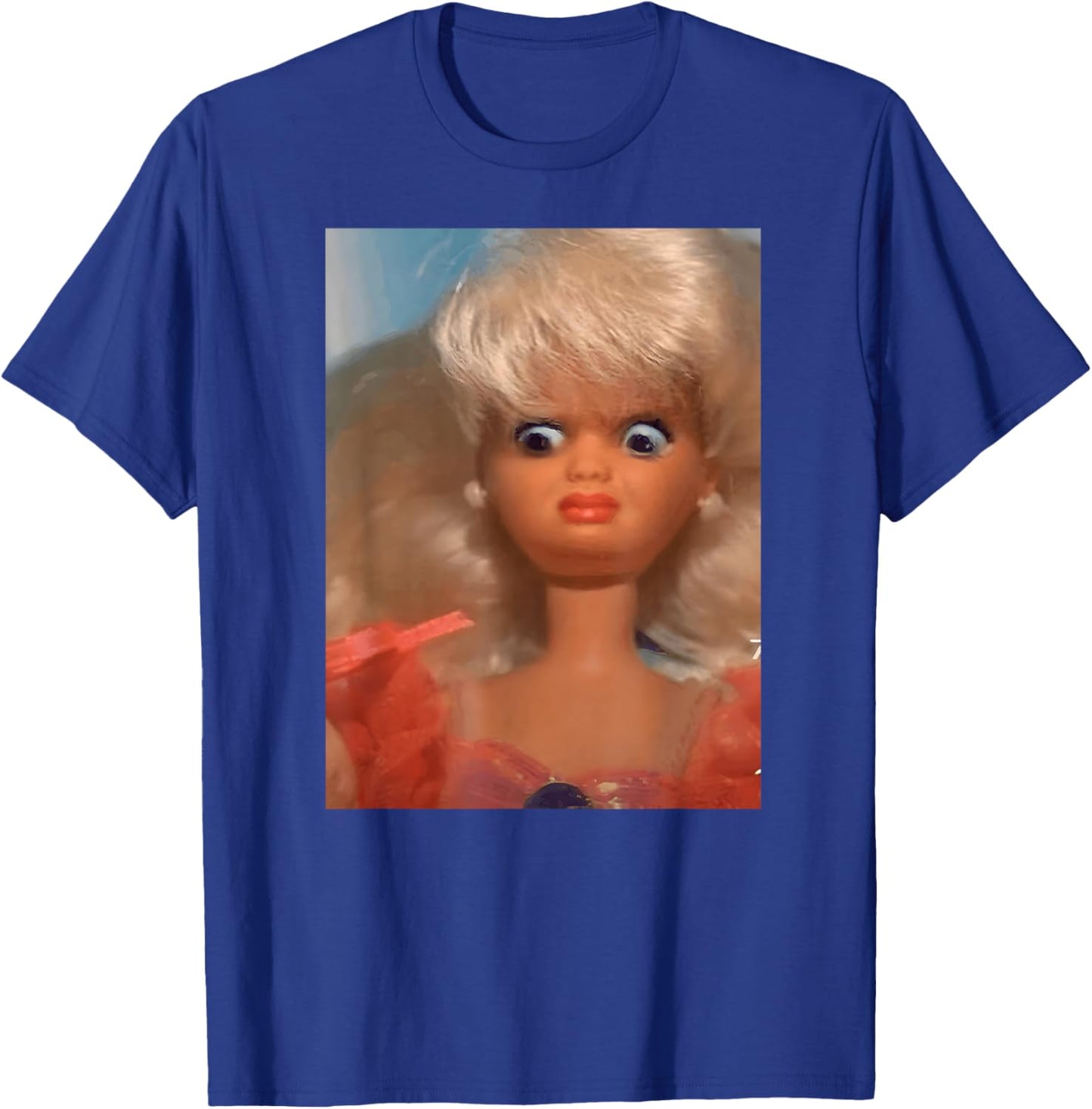 Disgusting Doll Meme Face T-Shirt - T-Shirt | Royal
