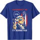 Handsome No Georgeous Washington Funny 4th of July Fourth T-Shirt - T-Shirt | Royal