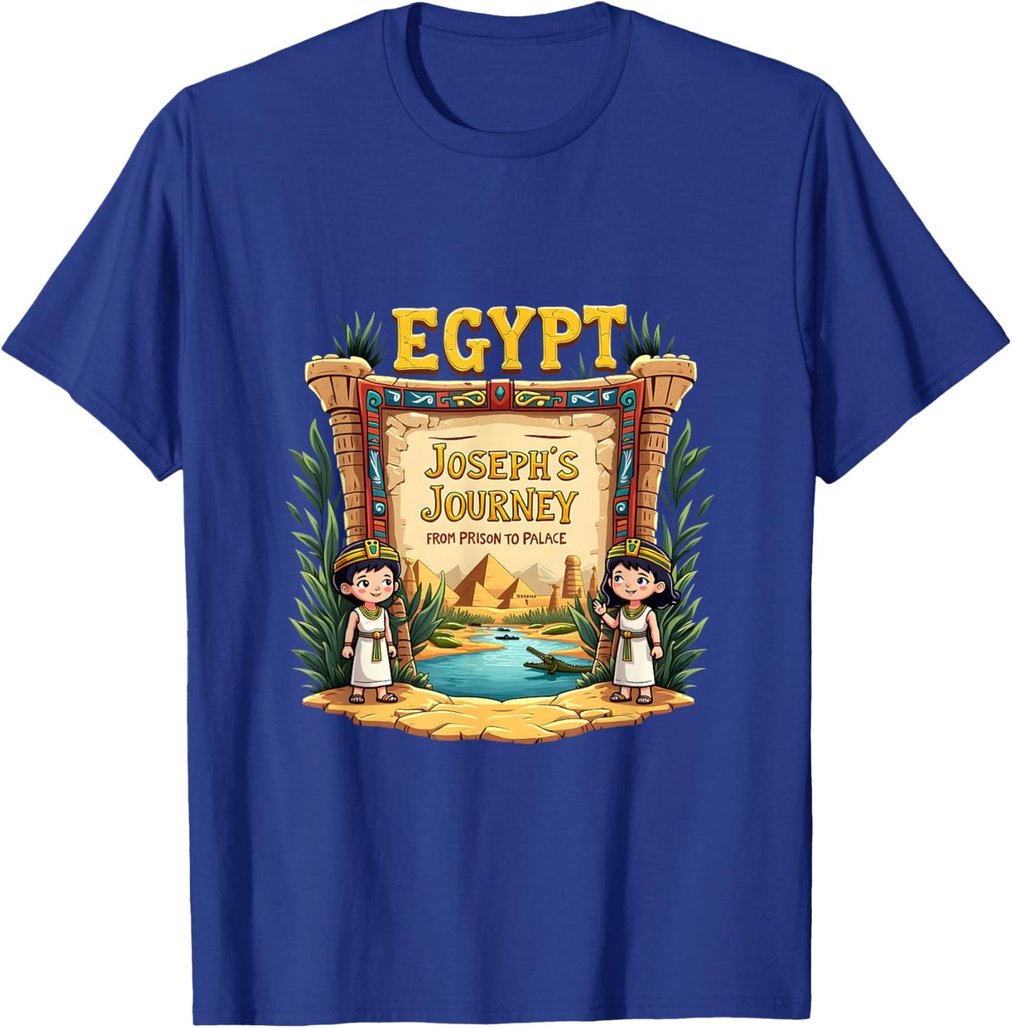 Adventure Kids VBS 2025 Camp Youth Egypt Trip T-Shirt - T-Shirt | Royal